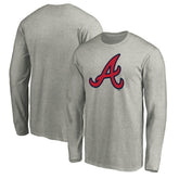 Atlanta Braves Official Team Logo Long Sleeve T-Shirt - MLB