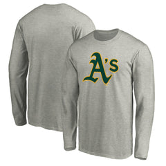 Athletics Official Team Logo Long Sleeve T-Shirt - MLB