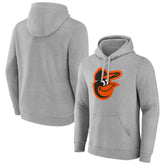 Baltimore Orioles Official Logo Fitted Pullover Hoodie - MLB