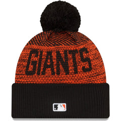 San Francisco Giants New Era Authentic Collection Sport Cuffed Knit Hat with Pom - MLB
