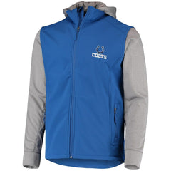 Indianapolis Colts Dunbrooke Alpha Full-Zip Jacket Royal/Gray | NFL