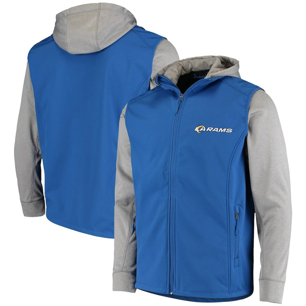 Los Angeles Rams Dunbrooke Alpha Full-Zip Jacket Royal/Gray | NFL