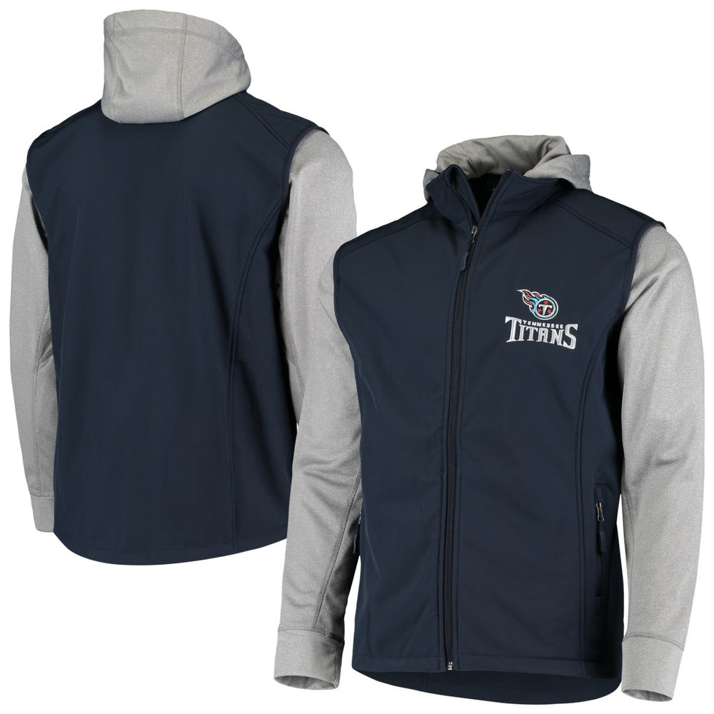 Tennessee Titans Dunbrooke Alpha Full-Zip Jacket Navy/Gray | NFL