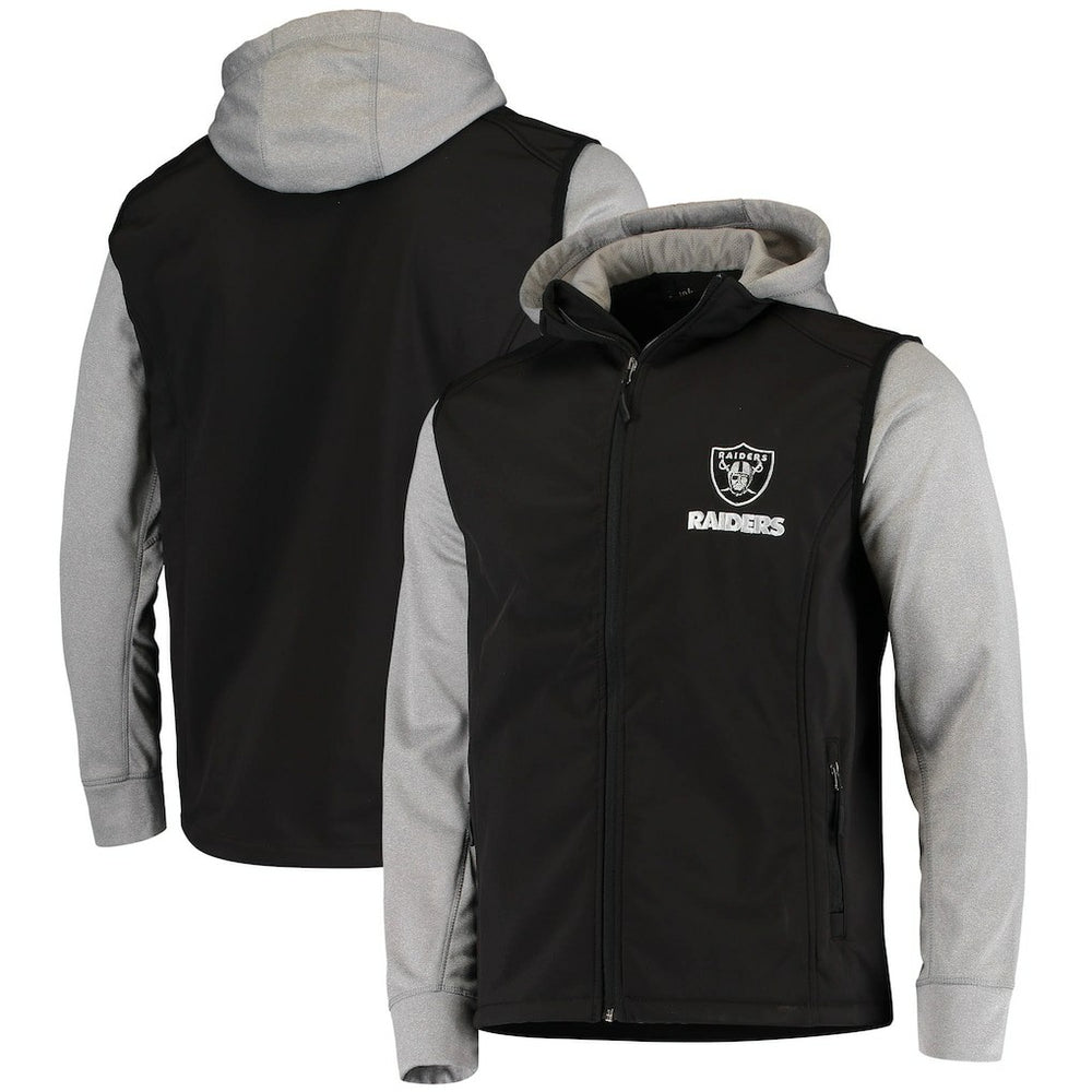 Las Vegas Raiders Dunbrooke Alpha Full-Zip Jacket Black/Gray | NFL
