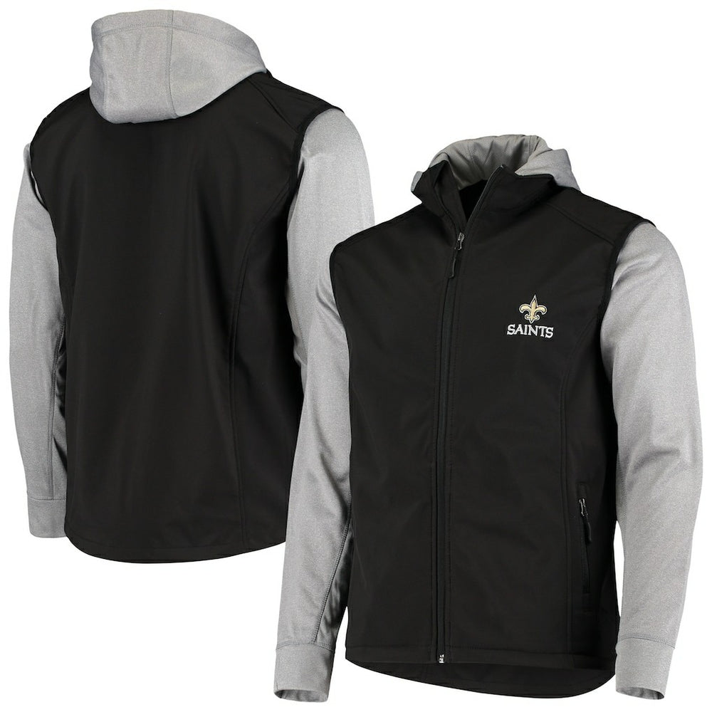New Orleans Saints Dunbrooke Alpha Full-Zip Jacket Black/Gray | NFL