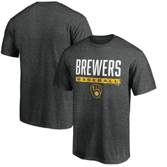 Milwaukee Brewers Win Stripe Logo T-Shirt - MLB
