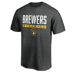 Milwaukee Brewers Win Stripe Logo T-Shirt - MLB