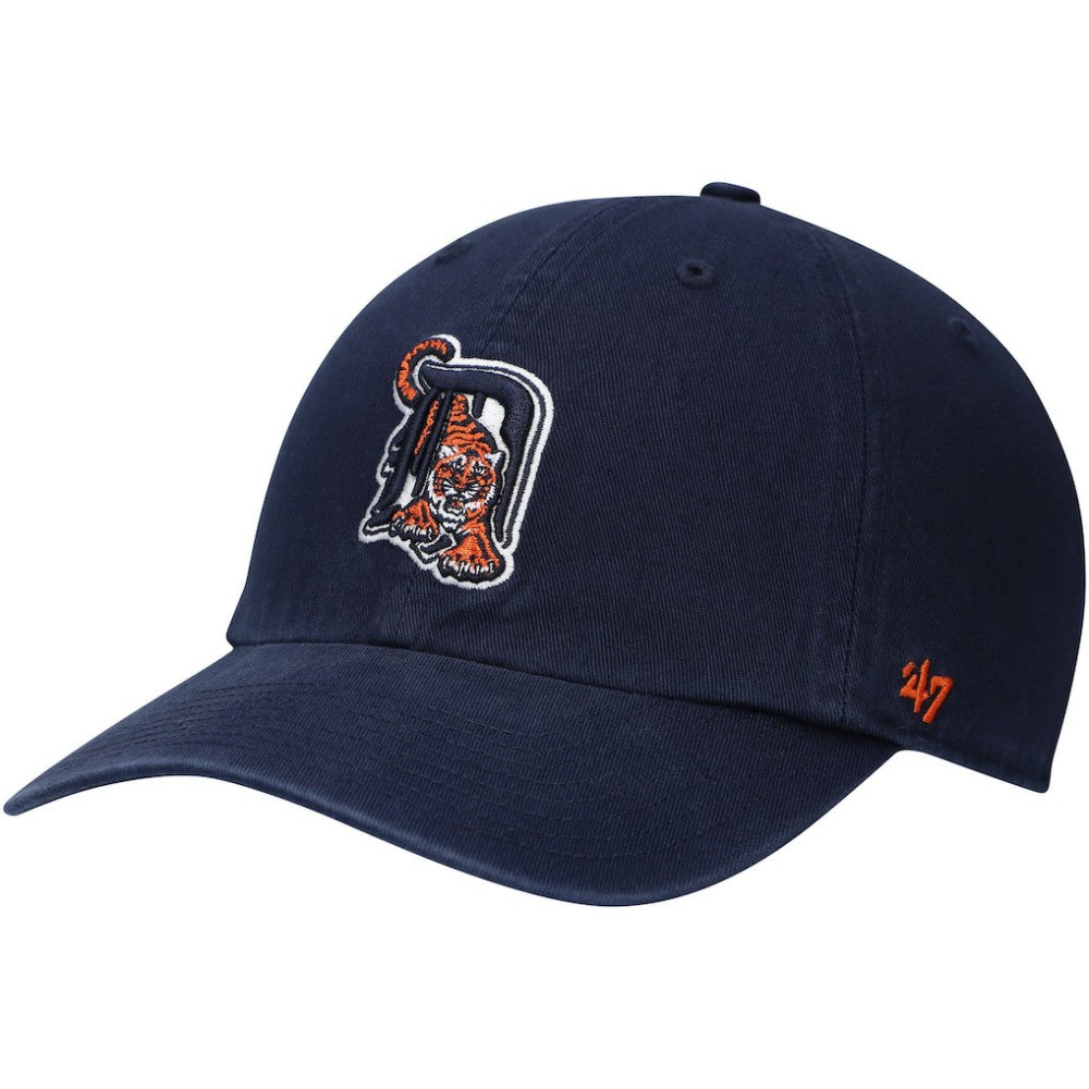 Detroit Tigers '47 Logo Cooperstown Collection Clean Up Adjustable Hat - MLB