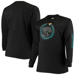 Jacksonville Jaguars Big & Tall Color Pop Long Sleeve T-Shirt Black | Fanatics
