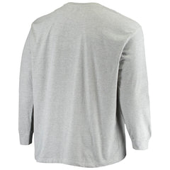 Los Angeles Rams Big & Tall Practice Long Sleeve T-Shirt Heathered Gray | Fanatics
