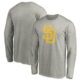 San Diego Padres Official Team Logo Long Sleeve T-Shirt - MLB