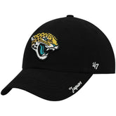 Jacksonville Jaguars '47 Women's Miata Clean Up Primary Adjustable Hat Black | 47 brand