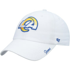 Los Angeles Rams '47 Women's Miata Clean Up Logo Adjustable Hat White | 47 brand