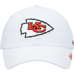 Kansas City Chiefs '47 Women's Miata Clean Up Logo Adjustable Hat White | 47 brand