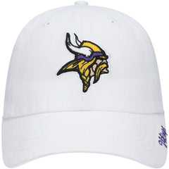 Minnesota Vikings '47 Women's Miata Clean Up Logo Adjustable Hat White | 47 brand
