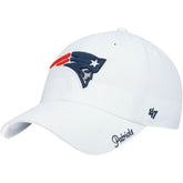 New England Patriots '47 Women's Miata Clean Up Logo Adjustable Hat White | 47 brand