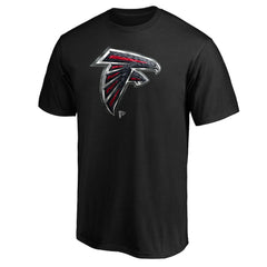 Atlanta Falcons Midnight Mascot Team Logo T-Shirt Black | NFL