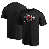 Kansas City Chiefs Midnight Mascot Team Logo T-Shirt Black | NFL