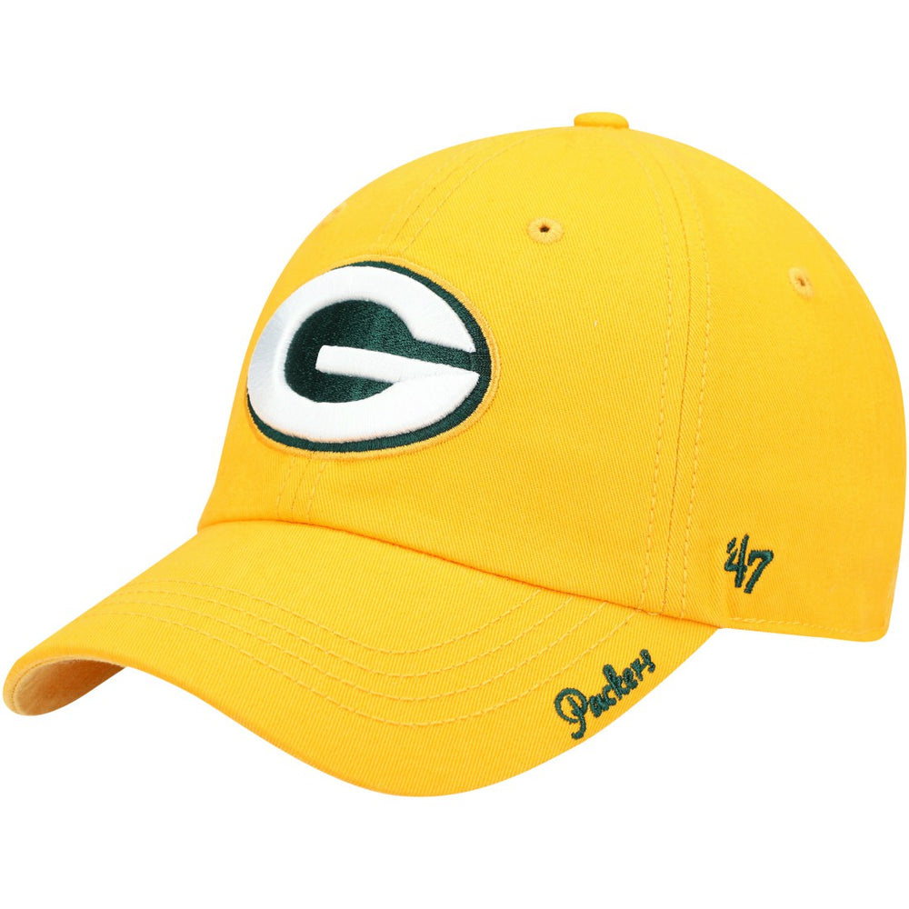 Green Bay Packers '47 Women's Miata Clean Up Secondary Adjustable Hat Gold | 47 brand