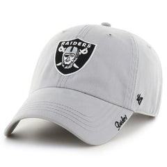 Las Vegas Raiders '47 Women's Miata Clean Up Secondary Adjustable Hat Silver | 47 brand