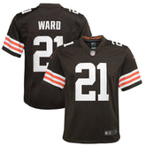 Denzel Ward Cleveland Browns Youth Game Jersey Brown | Nike for Sale