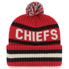Kansas City Chiefs '47 Bering Cuffed Knit Hat with Pom Red | 47 brand