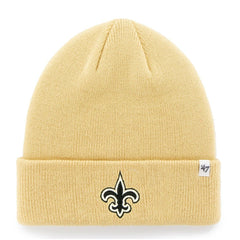 New Orleans Saints '47 Secondary Basic Cuffed Knit Hat Gold | 47 brand
