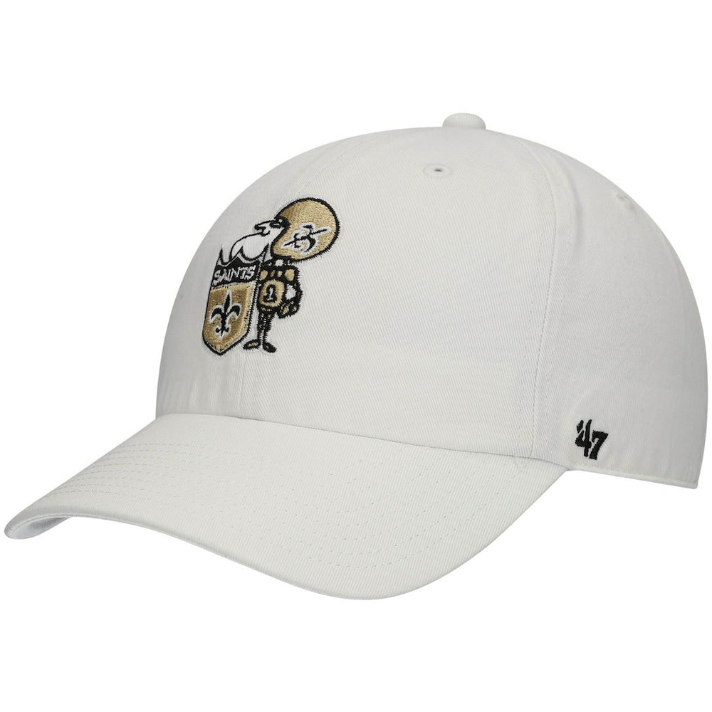 New Orleans Saints '47 Clean Up Adjustable Hat White | 47 brand