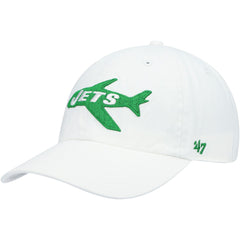 New York Jets '47 Clean Up Adjustable Hat White | 47 brand