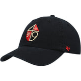 San Francisco 49ers '47 Clean Up Adjustable Hat Black | 47 brand