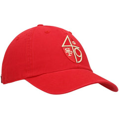 San Francisco 49ers '47 Clean Up Adjustable Hat Scarlet | 47 brand