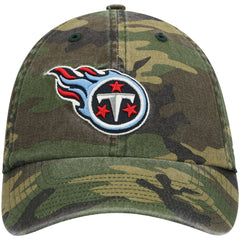 Tennessee Titans '47 Woodland Clean Up Adjustable Hat Camo | 47 brand