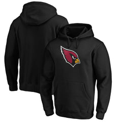 Arizona Cardinals Primary Logo Fitted Pullover Hoodie Black | NFL