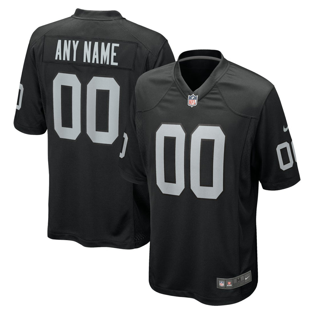 Las Vegas Raiders Custom Game Jersey Black | Nike for Sale