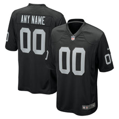 Las Vegas Raiders Custom Game Jersey Black | Nike for Sale