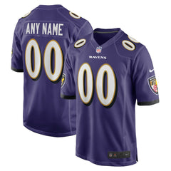 Baltimore Ravens Custom Game Jersey Purple | Nike for Sale