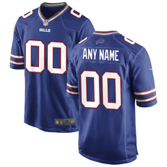 Buffalo Bills Custom Game Jersey Royal | Nike for Sale