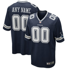 Dallas Cowboys Custom Game Jersey Navy | Nike for Sale