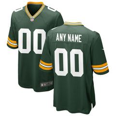 Green Bay Packers Custom Game Jersey Green | Nike for Sale