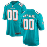 Miami Dolphins Custom Game Jersey Aqua | Nike for Sale