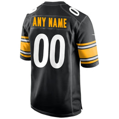 Pittsburgh Steelers Custom Game Jersey Black | Nike for Sale
