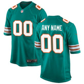 Miami Dolphins Alternate Custom Game Jersey Aqua | Nike for Sale