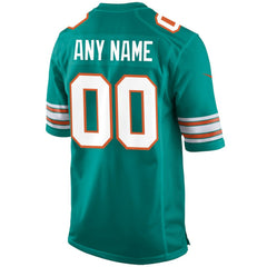 Miami Dolphins Alternate Custom Game Jersey Aqua | Nike for Sale