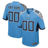 Tennessee Titans Alternate Custom Game Jersey Light Blue | Nike for Sale