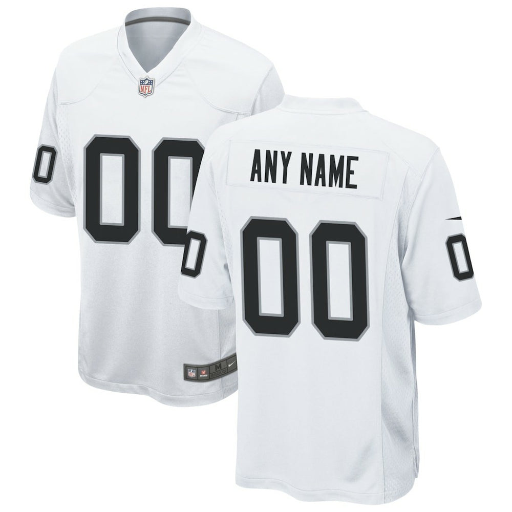 Las Vegas Raiders Custom Game Jersey White | Nike for Sale