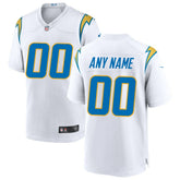 Los Angeles Chargers Custom Game Jersey White | Nike for Sale