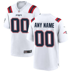 New England Patriots Custom Game Jersey White | Nike for Sale