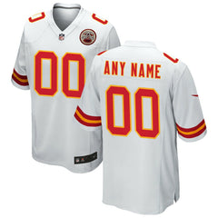 Kansas City Chiefs Custom Game Jersey White | Nike for Sale