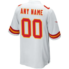 Kansas City Chiefs Custom Game Jersey White | Nike for Sale