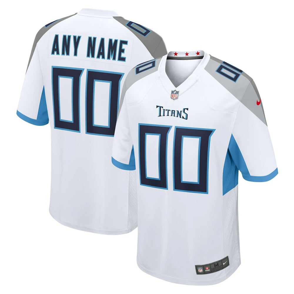 Tennessee Titans Custom Game Jersey White | Nike for Sale